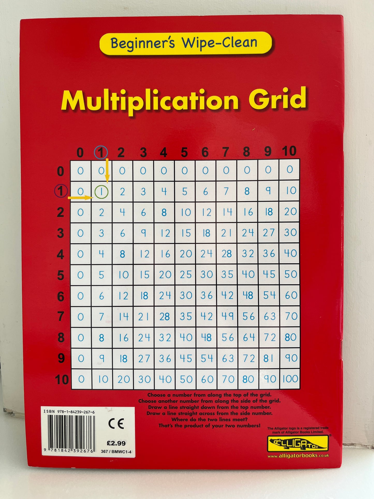 Beginner's Wipe-Clean Multiplication 5-7 years by Alligator Books Limited