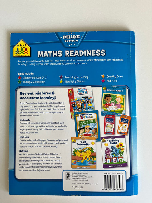 School Zone  Deluxe Edition- Maths Readiness Ages 5-7 by Barbara Bando Irvin