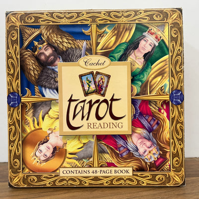 Set of Tarot Reading cards (Sealed), + 48 page Hardcover Boxed Set (Cachet)
