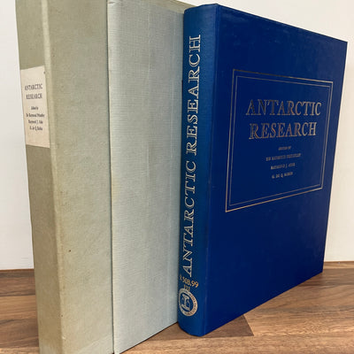 Antarctic Research A Review of British Scientific Achievement in Antarctica + Maps by Sir Raymond Priestley, Raymond J Adie and G.De Q. Robin Boxed Set