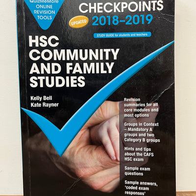 Cambridge Checkpoints HSC Community & Family Studies  2018-2019