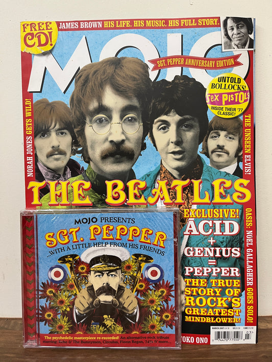 MOJO Magazine No. 160, March 2007 Beatles Sgt. Pepper Anniversary Edition + Sealed CD
