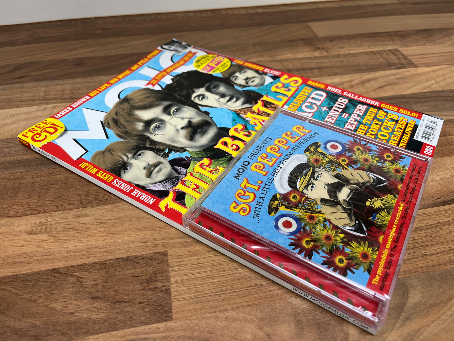 MOJO Magazine No. 160, March 2007 Beatles Sgt. Pepper Anniversary Edition + Sealed CD
