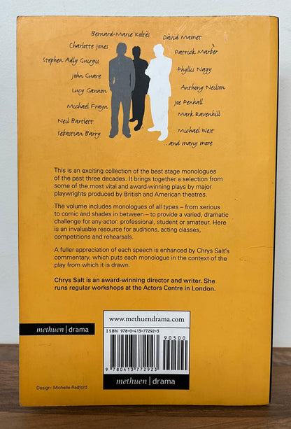 The Methuen Drama Book of Contemporary Monologues for Men Edited by Chrys Salt