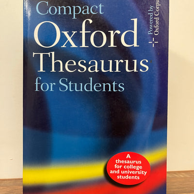 Compact Oxford Thesaurus for College and University Students