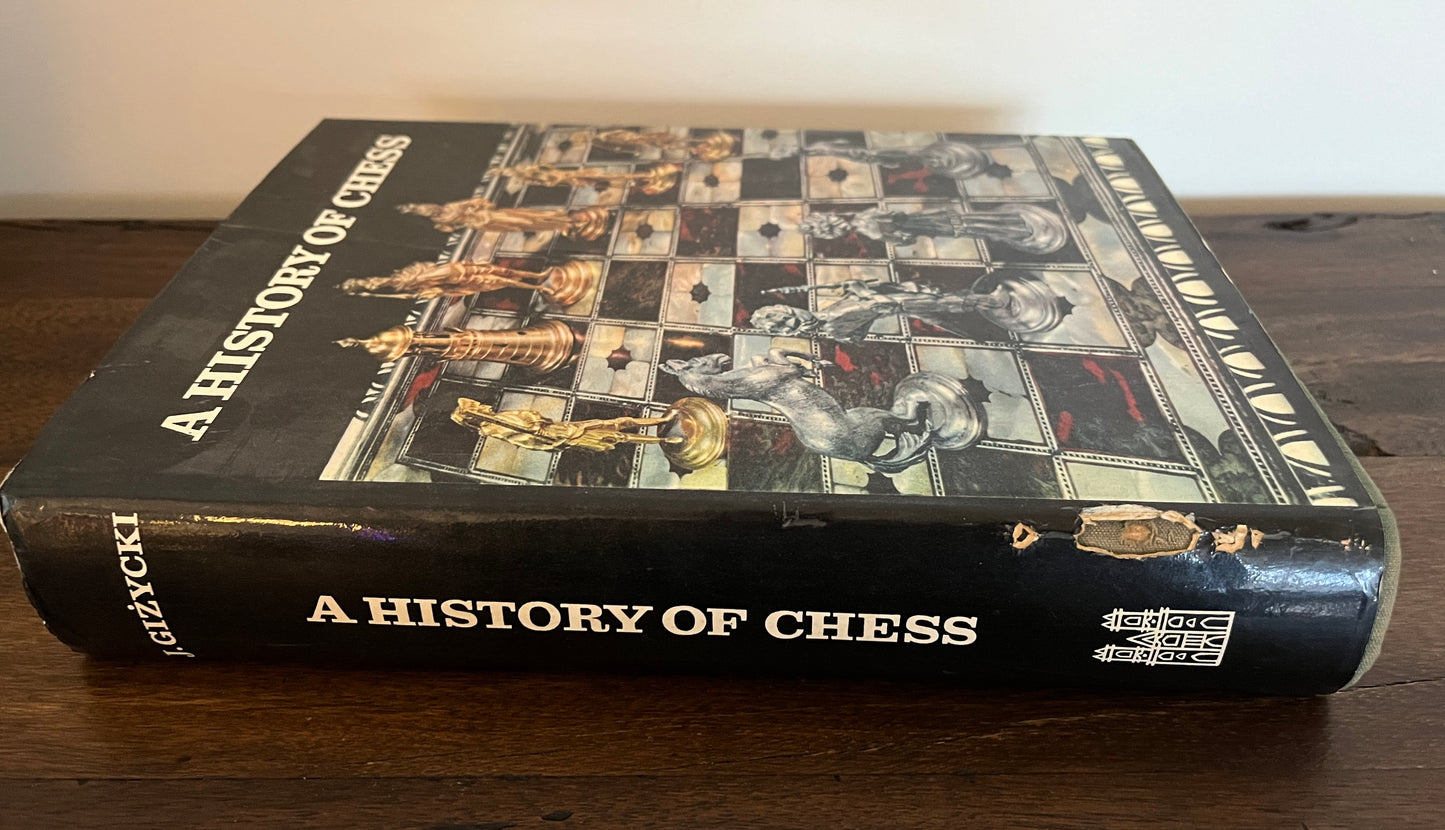 A History of Chess  by Jerzy Gizycki (Hardcover/Dust Jacket)
