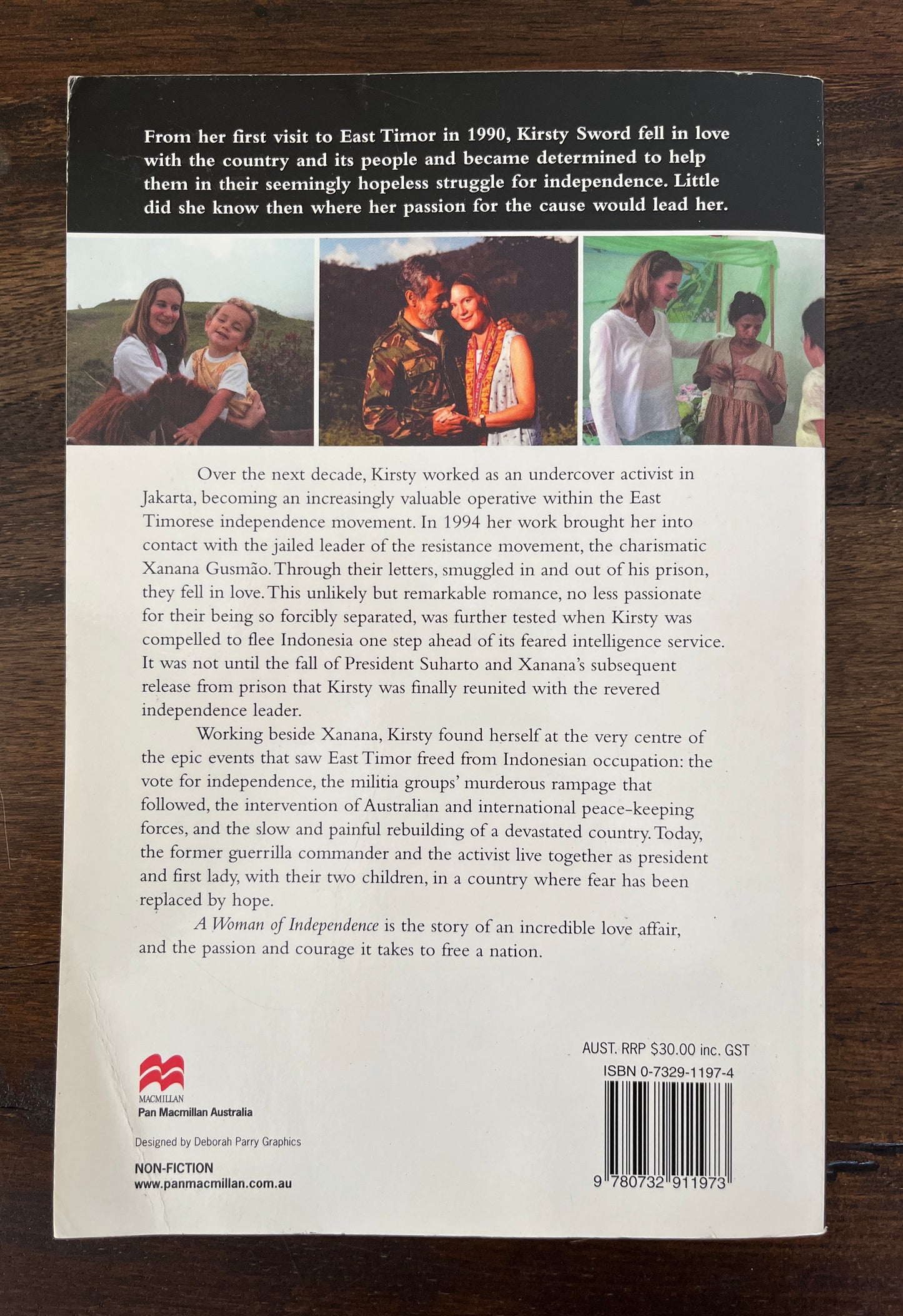 *SIGNED* A Woman of Independence: A story of love and the birth of a new nation Kristy Sword Gusmao