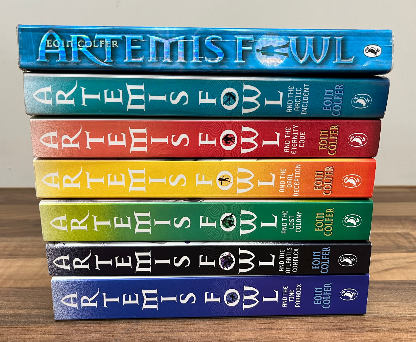 7 Books in the Artemis Fowl series by Eoin Colfer