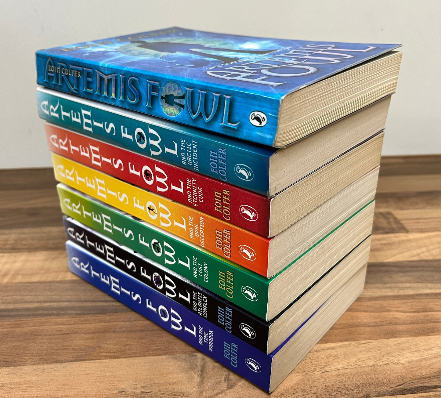 7 Books in the Artemis Fowl series by Eoin Colfer