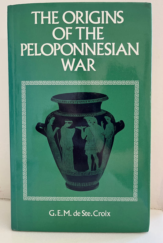 The Origins of the Peloponnesian War by G.E.M. de Ste. Croix HC/DJ VGC
