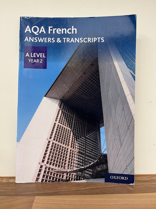 AQA A Level French Answers & Transcripts: A Level Year 2
