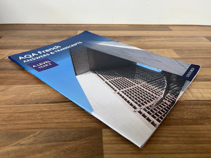 AQA A Level French Answers & Transcripts: A Level Year 2