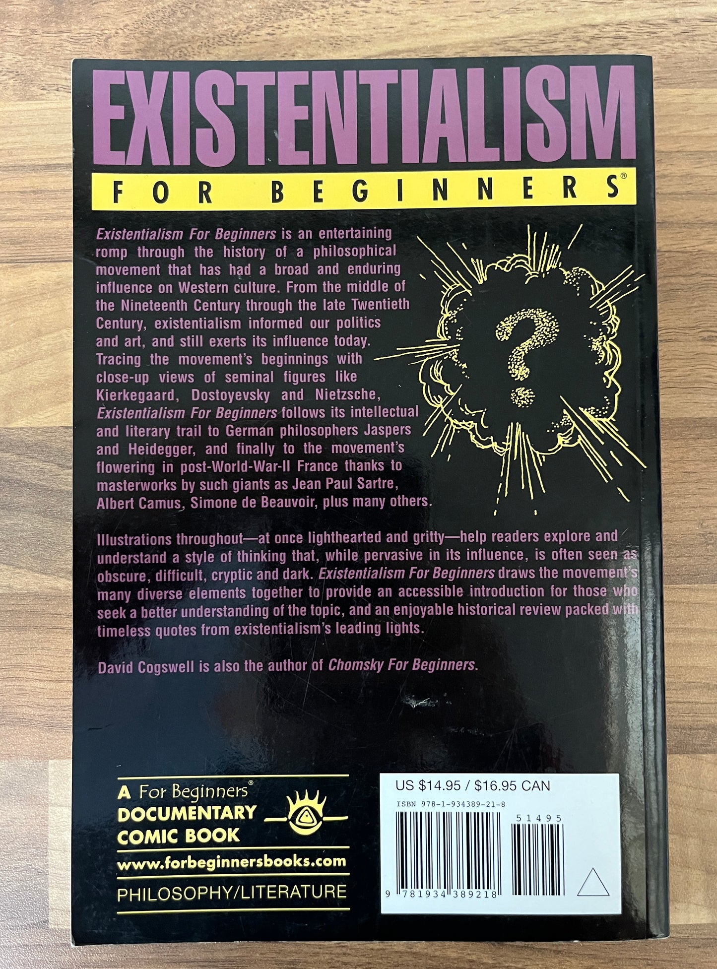 Existentialism for Beginners by David Cogswell, Illustrations Joe Lee