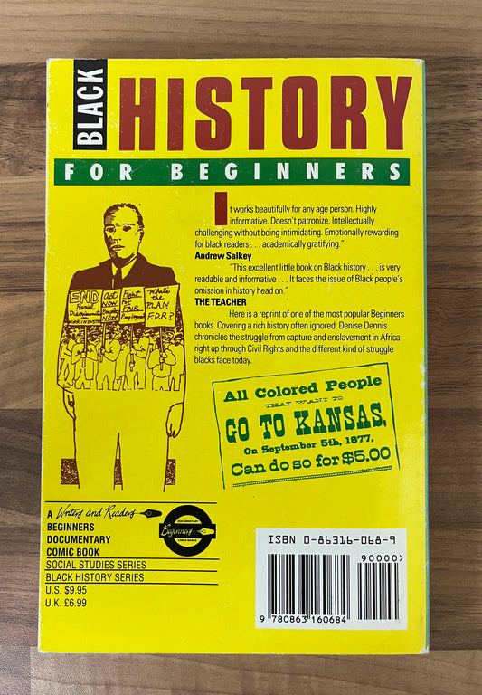 Black History for Beginners (No. 24), First edition by Denise Dennis, Illustrations Susan Willmarth