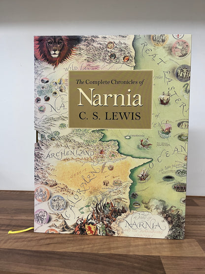 The Complete Chronicles of Narnia by C.S. Lewis Hardcover/Slipcase *SCARCE*