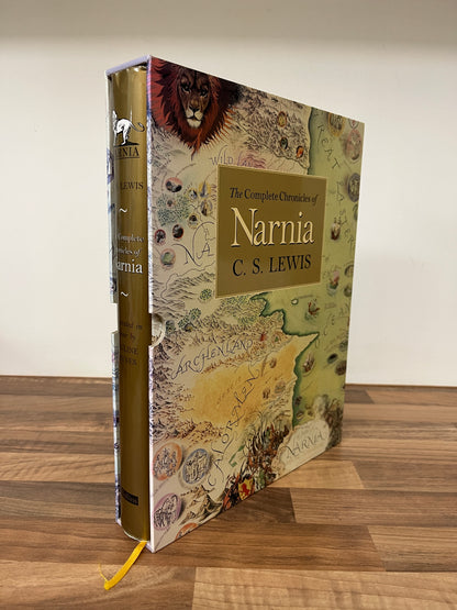 The Complete Chronicles of Narnia by C.S. Lewis Hardcover/Slipcase *SCARCE*
