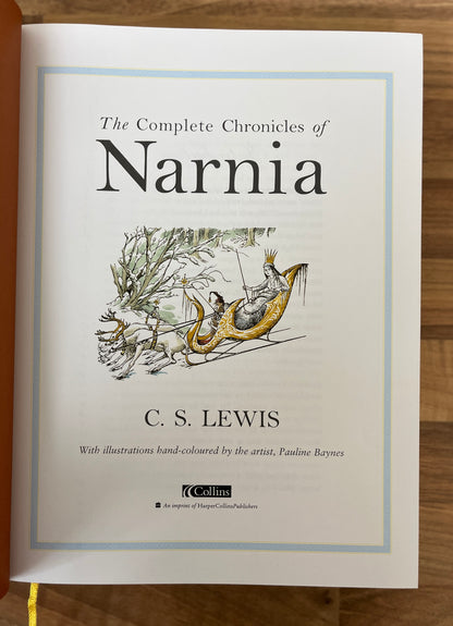 The Complete Chronicles of Narnia by C.S. Lewis Hardcover/Slipcase *SCARCE*