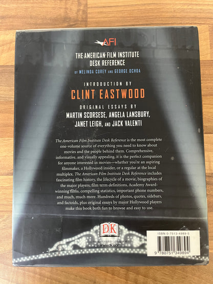 The American Film Institute Desk Reference Introduction by Clint Eastwood HC/DJ