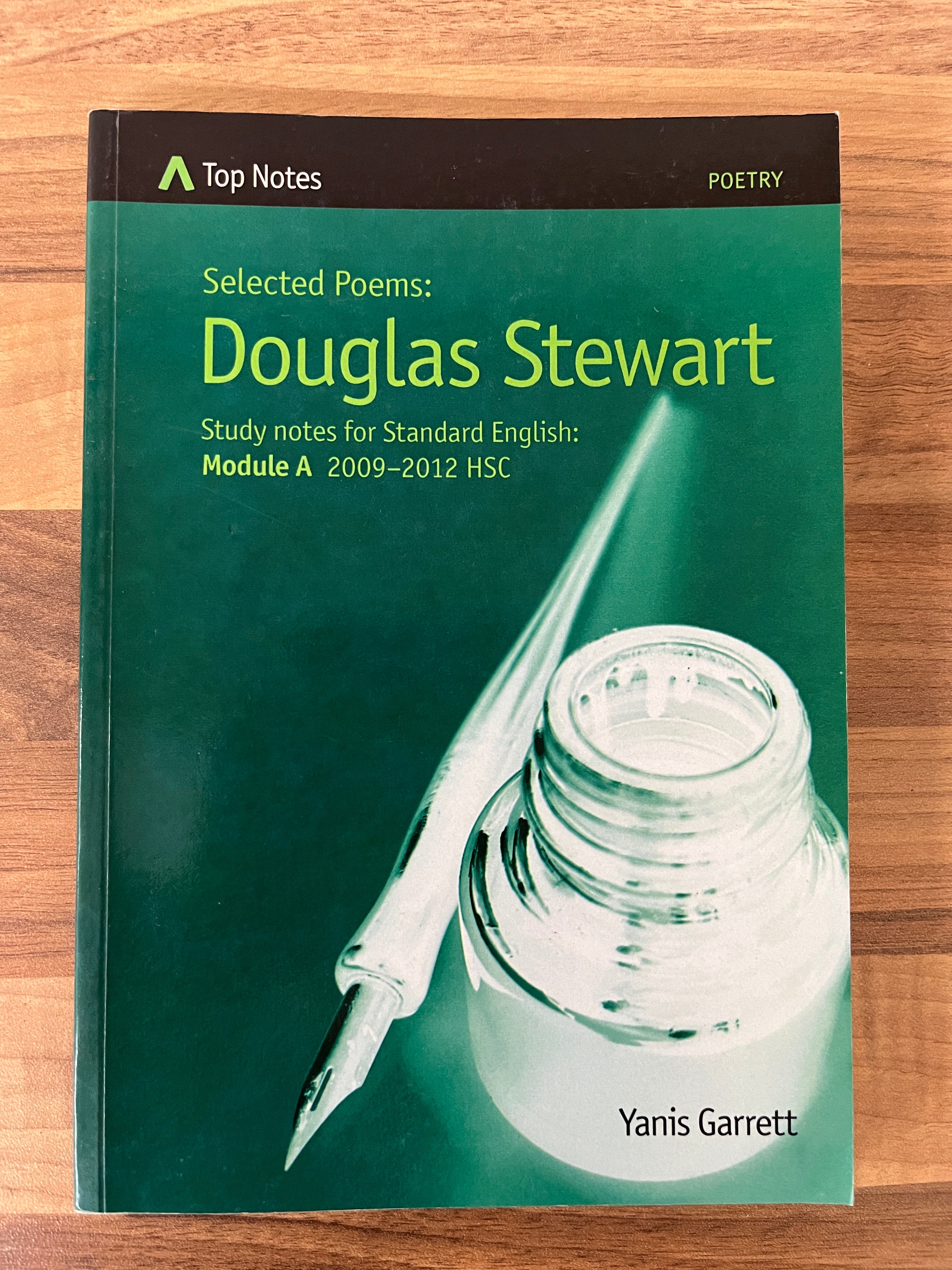 Top Notes Selected Poems by Douglas Stewart Standard English Module A ...