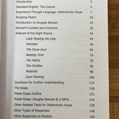 Top Notes Selected Poems by Douglas Stewart Standard English Module A 2009-2012