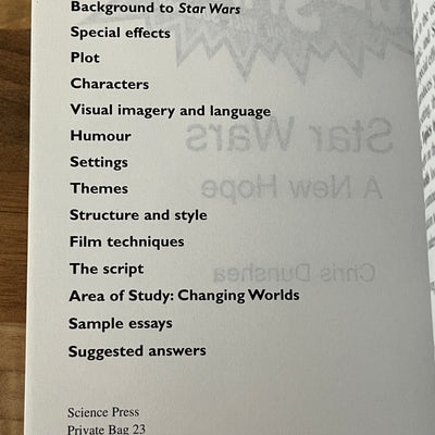 Get Smart Study Guide: Star Wars A New Hope by Chris Dunshea