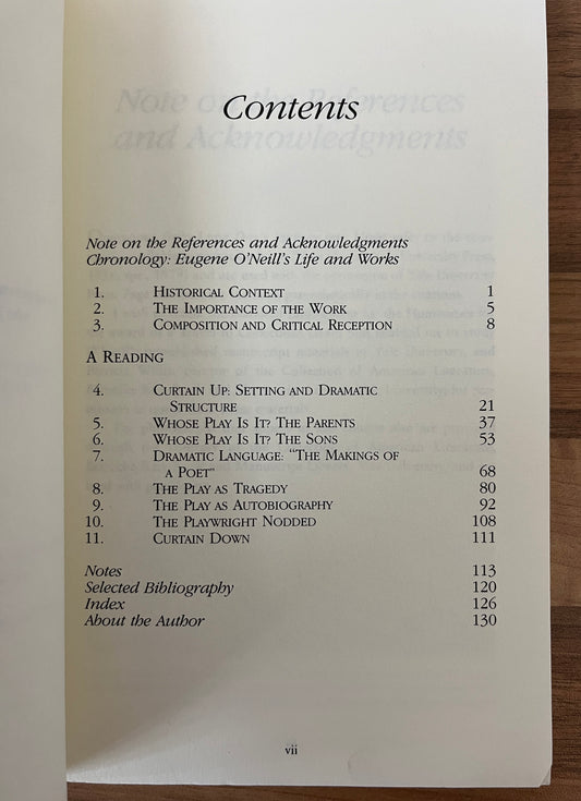 Twayne's Masterwork Studies Long Day's Journey into Night Native Eloquence