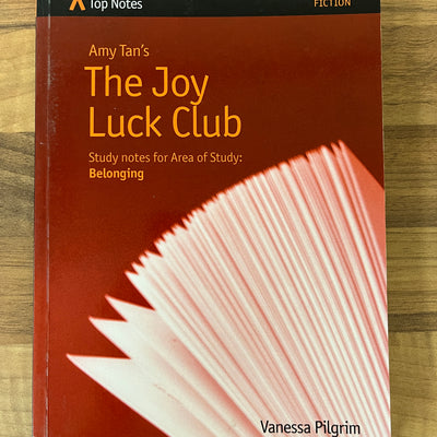 Top Notes Amy Tan's The Joy Luck Club, Study Notes for Area of Study Belonging