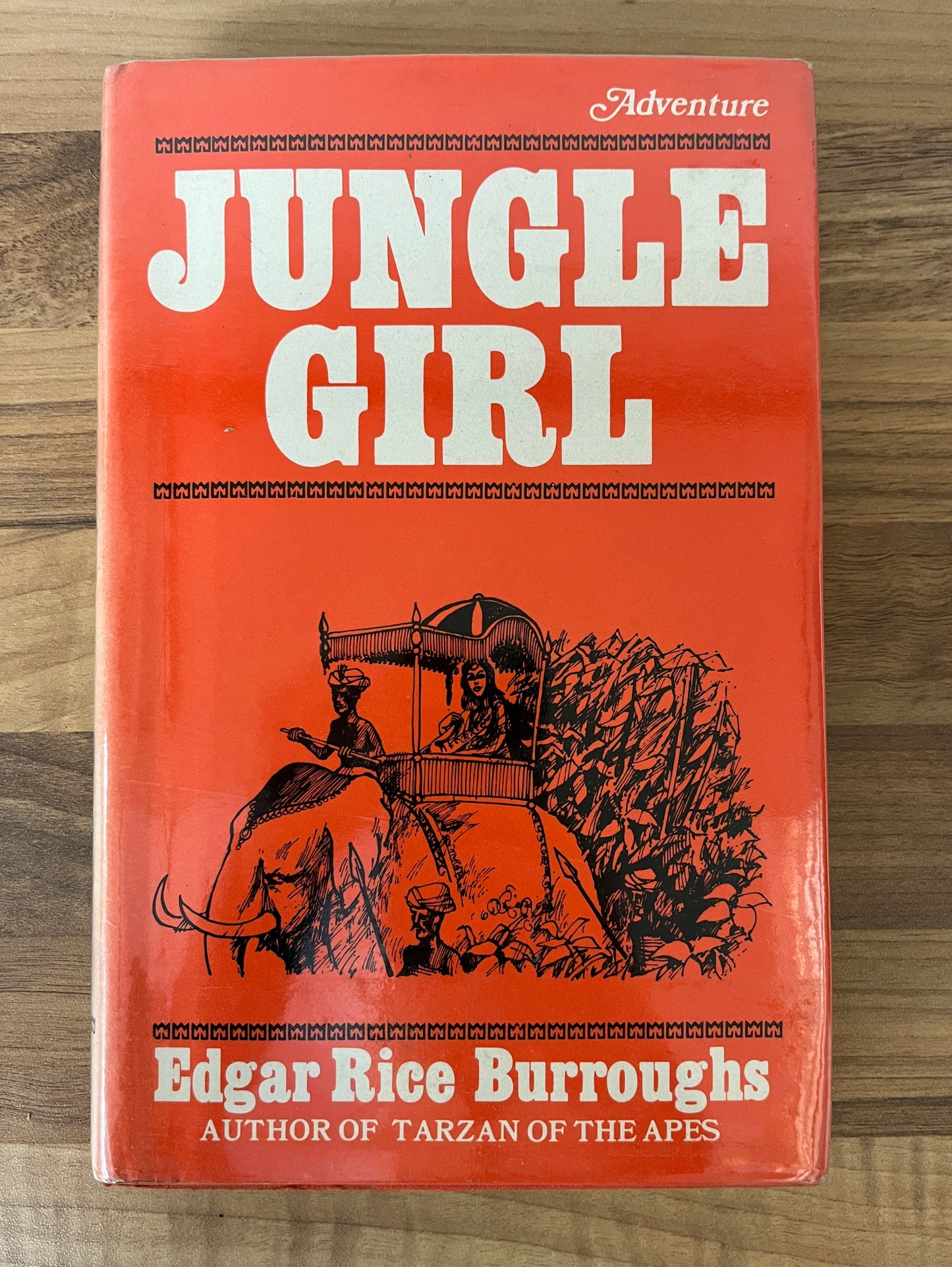 JUNGLE GIRL by Edgar Rice Burroughs - Author of Tarzan of the Apes (HC/DJ, 1973, Tom Stacey)