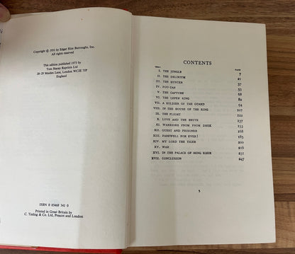 JUNGLE GIRL by Edgar Rice Burroughs - Author of Tarzan of the Apes (HC/DJ, 1973, Tom Stacey)