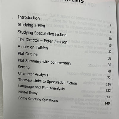 Top Notes: Peter Jackson's The Lord of the Rings: The Fellowship of the Ring (Film)