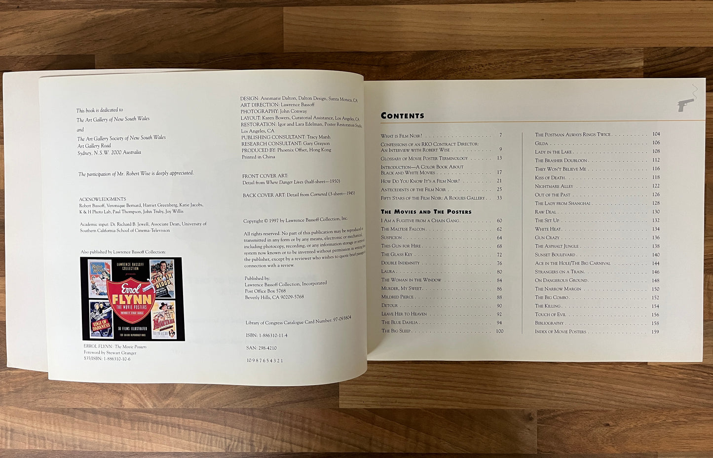 Crime Scenes Movie Poster Art of the Film Noir 1941 to 1959 by Lawrence Bassoff