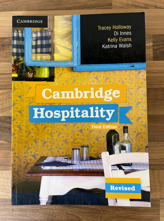 Cambridge Hospitality, 3rd Edition Revised by Tracey Holloway et al