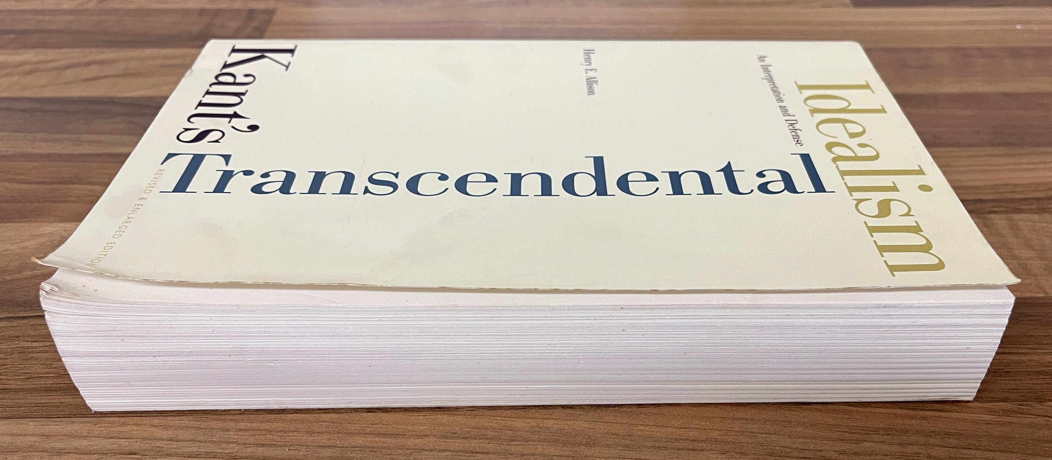 Kant's Transcendental Idealism: An Interpretation and Defence by