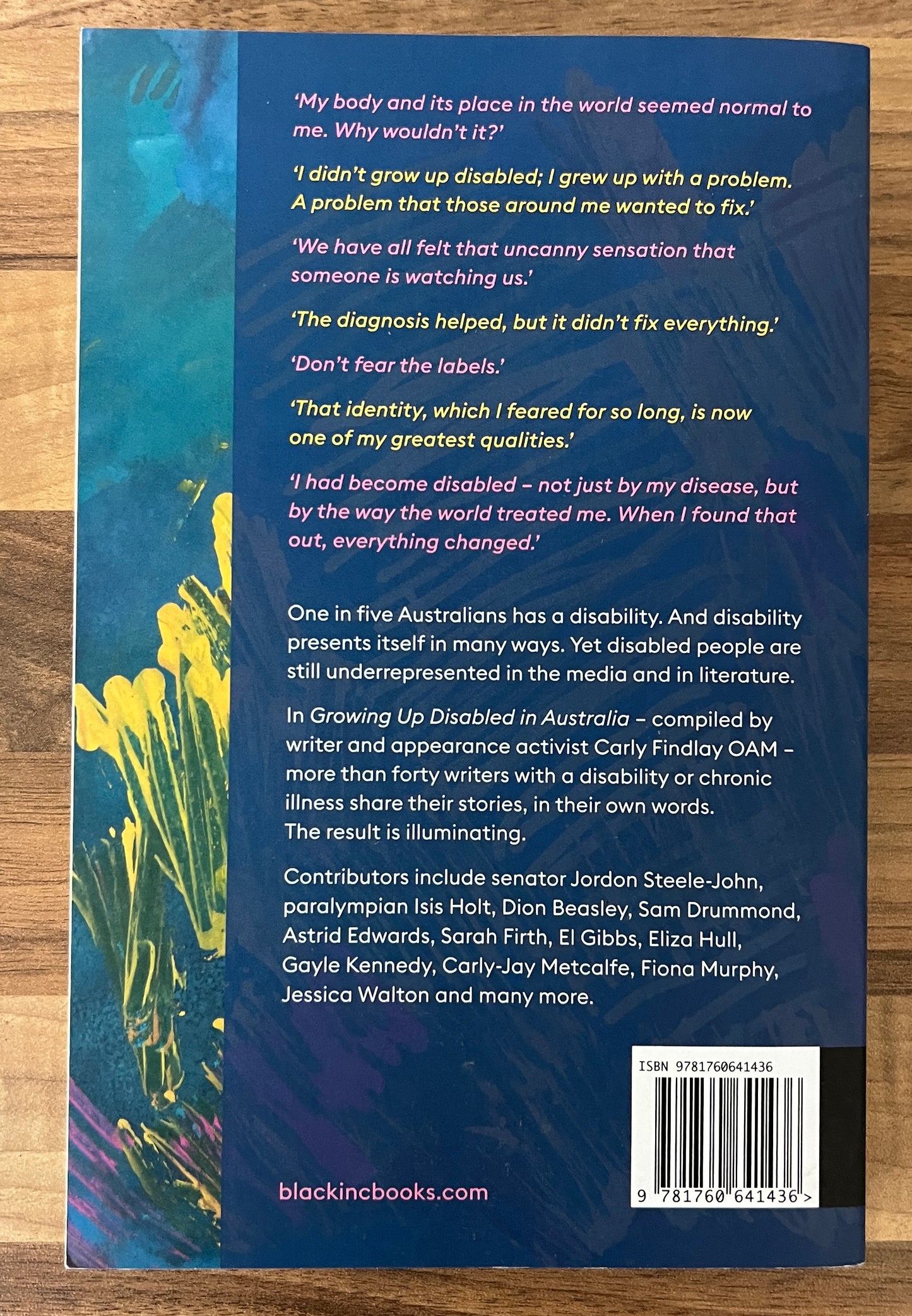 Growing Up Disabled in Australia Edited by Carly Findlay