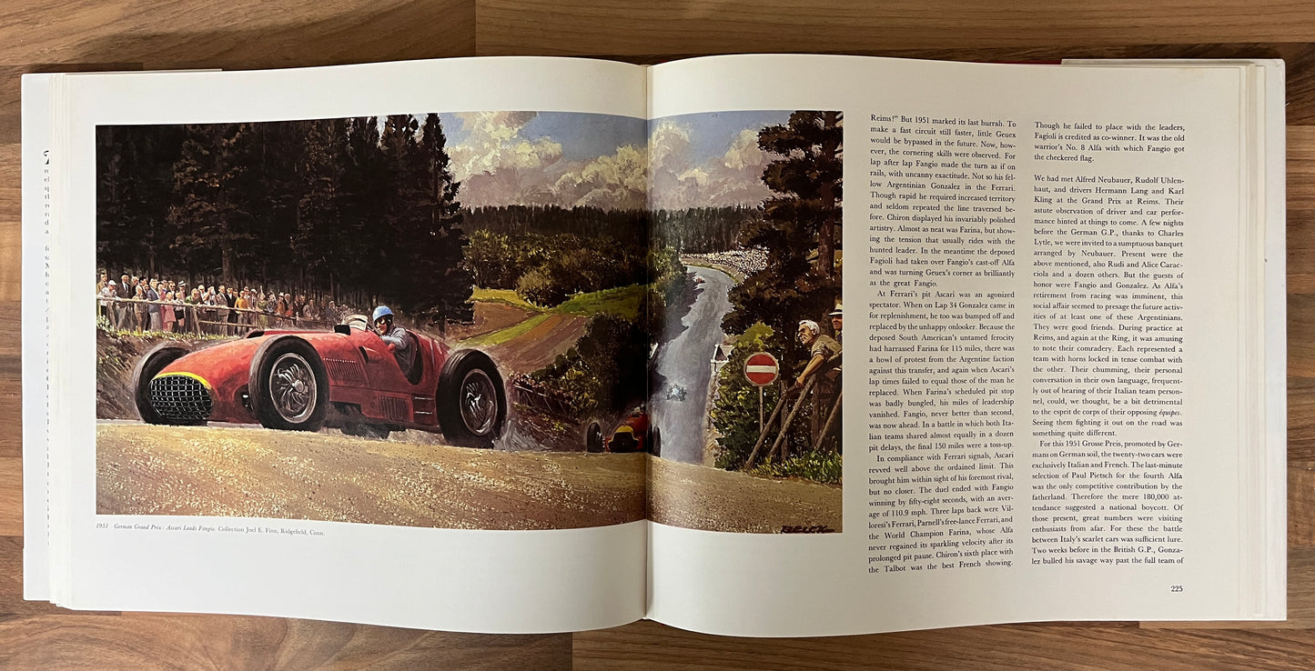 Great Auto Races As Told and Painted by Peter Helck Hardcover/Dust Jacket