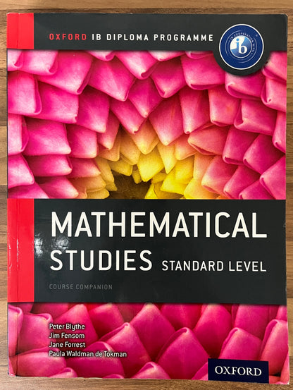 Oxford IB Diploma Programme: Mathematical Studies Standard Level Textbook + CD