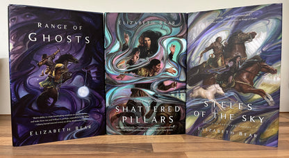 Eternal Sky: Range of Ghosts Shattered Pillars Steles of Sky - Elizabeth Bear HC/DJ, 1st/1st