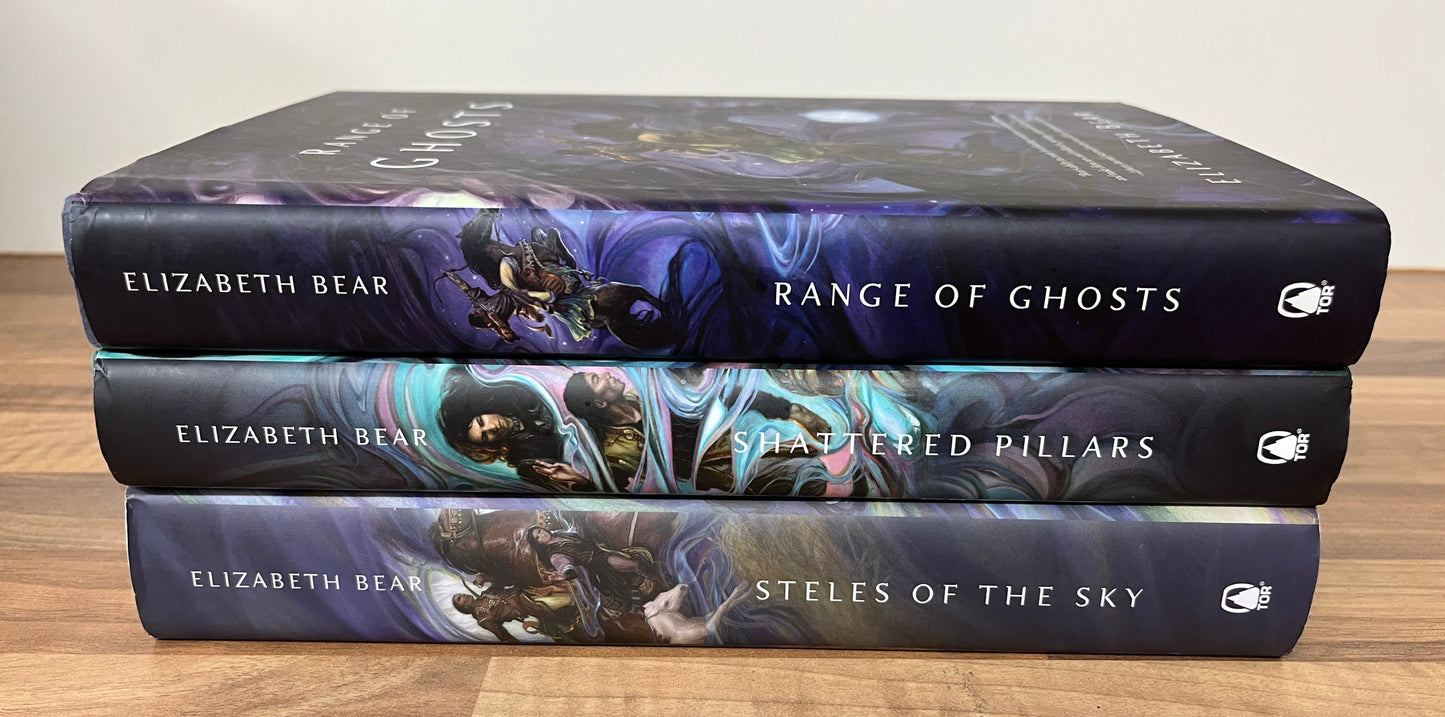 Eternal Sky: Range of Ghosts Shattered Pillars Steles of Sky - Elizabeth Bear HC/DJ, 1st/1st