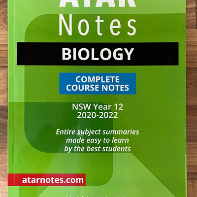 ATAR Notes: NSW Year 12 Biology Complete Course Notes, 2020-2022, 3rd Edition
