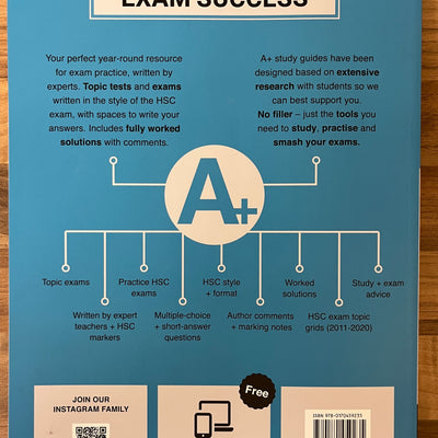 A+ HSC Year 12 Mathematics Advanced Practice Exams by Simon Meli (2020 Update Syllabus)