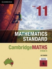 (EBOOK ONLY/EMAILED) CambridgeMATHS Stage 6 Mathematics Standard Year 11 (Interactive Textbook powered by Cambridge HOTmaths) (FIRM SALE)