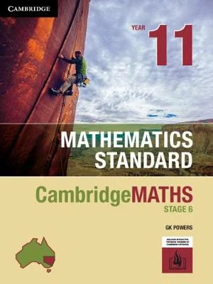 (EBOOK ONLY/EMAILED) CambridgeMATHS Stage 6 Mathematics Standard Year 11 (Interactive Textbook powered by Cambridge HOTmaths) (FIRM SALE)