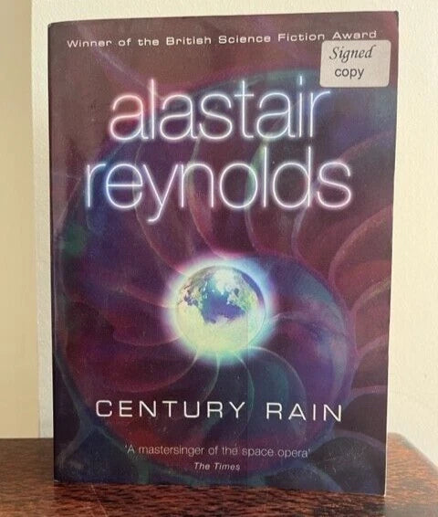 Century Rain by Alastair Reynolds (Paperback, 2005) SIGNED COPY
