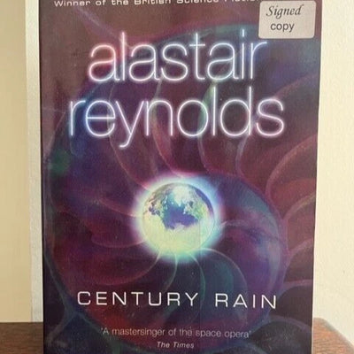 Century Rain by Alastair Reynolds (Paperback, 2005) SIGNED COPY