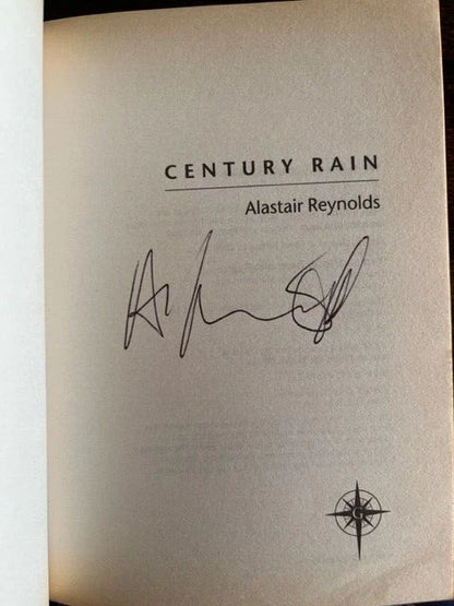 Century Rain by Alastair Reynolds (Paperback, 2005) SIGNED COPY