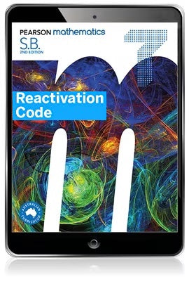 (EBOOK REACTIVATION ONLY/EMAILED) Pearson Mathematics Year 7 eBook Reactivation Code, 2nd Edition (FIRM SALE)