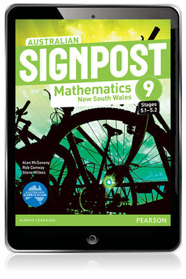 (EBOOK ONLY/EMAILED) Australian Signpost 9 (5.1-5.2) Mathematics NSW (1 x Access Code) (FIRM SALE)