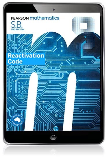 (EBOOK REACTIVATION ONLY/EMAILED) Pearson Mathematics Year 9 eBook Reactivation Code, 2nd Edition (FIRM SALE)
