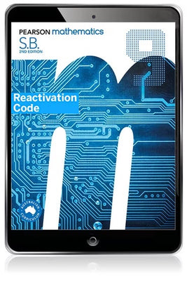 (EBOOK REACTIVATION ONLY/EMAILED) Pearson Mathematics Year 9 eBook Reactivation Code, 2nd Edition (FIRM SALE)