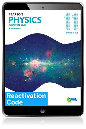 (EBOOK REACTIVATION ONLY/EMAILED) Pearson Physics 11 QLD eBook Reactivation Code (FIRM SALE)